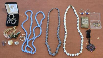 Vintage Alice Caviness Necklace & Assorted Vintage Faux Jewelry
