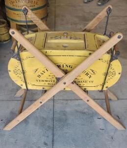 Gorgeous Davis Swing Churn, An Antique Butter Churn 48.5"x39.5"