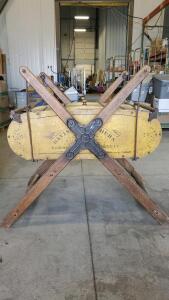 Gorgeous Antique Davis Swing Churn 50"x29.5"x44"