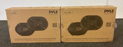 (2) PYLE Three Way Sound Speaker Systems (Still In Boxes)