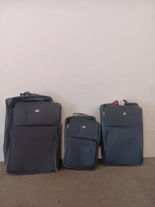 Suitcase, Pink Bag, Photo Frames
