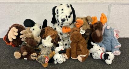 (12) TY Stuffed Animals