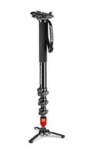 Manfrotto Fluid Video Monopod With Sliding Plate