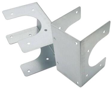 (32) Pcs Metal Stud Shoes For Single Wood Studs, Fits Up To 2-3/8&rdquo; Pipes, Length 5", Width 3"