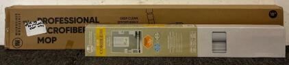 Achim GII Cordless Morningstar 1" Vinyl Mini Blind & Professional Microfiber Mop