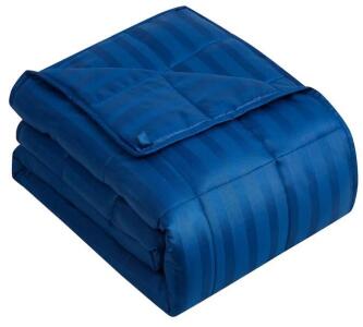 Wellfeel Weighted Blanket, Blue, 80&rdquo;x60&rdquo;