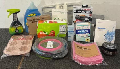 Cleaning Products, Nutri Chopper, Colanders, Self Care Products & More