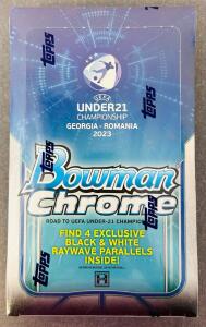 Factory Sealed Topps Bowman Chrome Under 21 Championship Georgia-Romania 2023