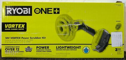 RYOBI ONE+ 18V VORTEX Power Scrubber Kit