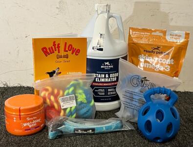 Rocco & Roxie Stain & Odor Eliminator, Skin & Coat Omega-3, Hip & Joint Bites & Chew Toys