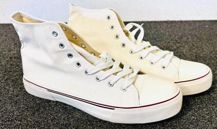 Pair Of New Universal High Top Sneakers (U.S. 13W/ 11M)