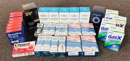 SnowShinee Mouth Guards, Breathe Right Strips, GNC Mega Men Multivitamin, Nutrafol Men, Gas-X Tablets, Fish Oil Supplements Methylene Blue Dietary Supplements