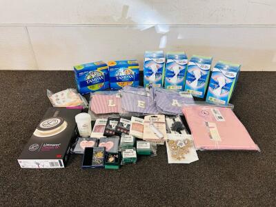 Woman's Bundle: Beauty Products, Stethoscope, Personal Hygiene Products, and More