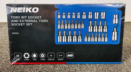 New Neiko Torx Bit Socket and External Torx Socket Set