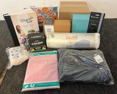 Self Care / Workout Goods, Queen Memory Foam Pillow, Lee Maverick 38x34 Jeans & More