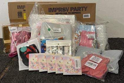 Party Supplies! Light Up Numbers, Balloons, Banners & More