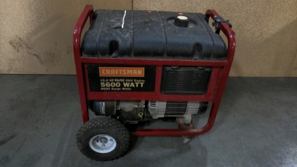 Craftsman 5600W Portable Generator