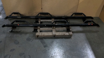 Set of 3-step Side Rails for Extended Cab Pickup