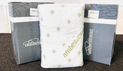 (2) Ambesonne Nonslip Fitted Sheet (King)