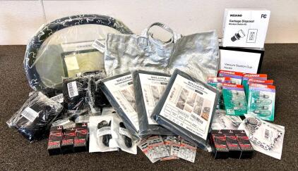 Wallona Blackout Curtains, Tote Bags, Steering Wheel Cover, Garbage Disposal Switch Kit, Suction Cup Hooks, Hearing Aid Batteries, Bulbs and Much More