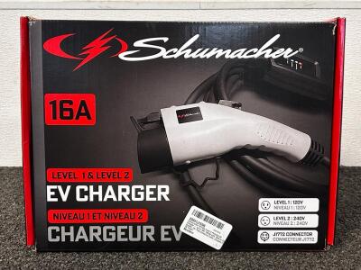 New Schumacher SC1455 Level 1 & Level 2 Portable EV Charger