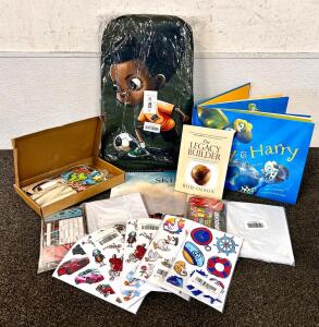 Youths Books, Backpack, Magnetic Dinosaurs/ Stars, Birthday Invitations, Stickers and More