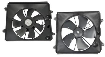 labwork Set of 2 A/C Radiator Cooling Fan Replacement for Honda CRV 2.4L L4 2007-2009