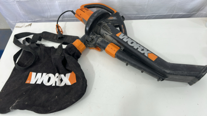 (1) WORX 12 Amp Trivac 3-in-1 Electric Leaf Blower/Mulcher/Vacuum WG509 Impeller