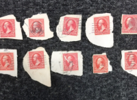 (10) 1890’s George Washington 2 Cent Stamps