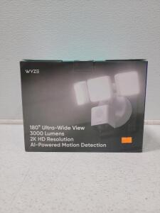 Wyze Cam Floodlight Pro Outdoor Security Camera 180&deg; Wide View WHITE (retail $149)