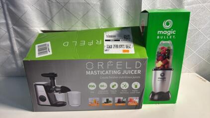 ORFELD Masticating Juicer , Magic Bullet Blender