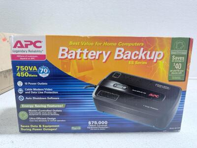 (1) APC Back-UPS ES 750 (Model BE750G)