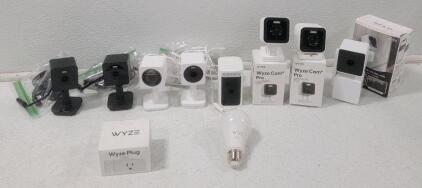 (8) Wyze Outdoor Security Cameras