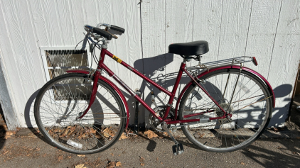 (1) 26&rdquo; Free Spirit Brittany Bike (Dark Red)