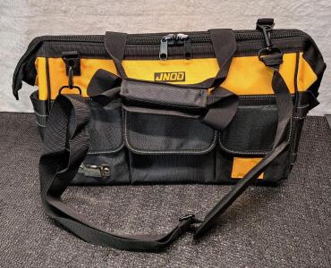 (1) Heavy Duty 17-Pocket Tool Bag W/ Shoulder Strap, 10"W x 18"L x 11"T