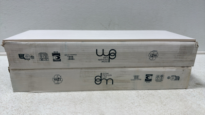 Dom Design Lab White Smooth Tile23 5/8x 8 7/8in (2) New Boxes