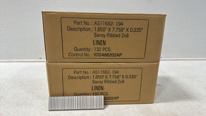 Ann Sacks Savoy Ribbed 2x8 Tiles (2) New Sealed Boxes
