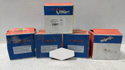 (5) Boxes Of Carmen True Tiles Made In Spain Approximately 180 Tiles Between All Boxes