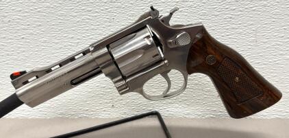Rossi M851 Revolver, .38 SPL, Stainless Steel, Serial J139868, Wood Grip