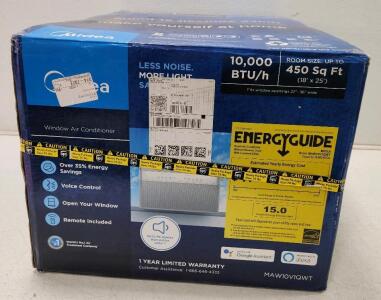 (1) Midea 10,000 BTU Window Air Conditioner