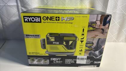 RYOBI 18v Brushless SwiftClean Mid-Size Spot Cleaner
