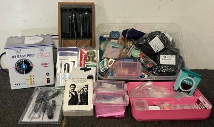 Ecko Arrowhead Knife Set, CD Repair Machine, Craft Supplies & More