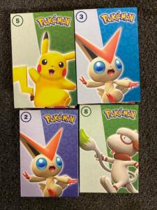 Mystery McDonalds Toys, Pok&eacute;mon Booster Packs, (2) My Arcade Pocket Players, And Super Mario Bros. Game
