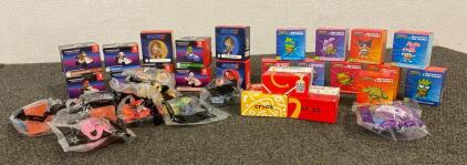 Mariokart, Sonic, Hello Kitty, Ninja Turtles, And Croc McDonalds Collectible Figures