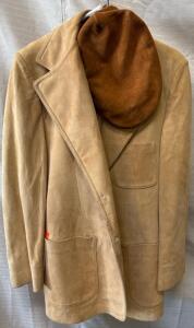 Lakeland Faux Leather Jacket With Beret
