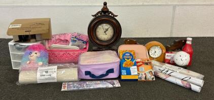(2) Clocks, Card Games, And More