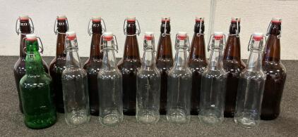 (15) Glass Bottles
