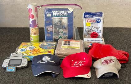Window Staining Kit, Game Boy Advance With Game &ldquo;Mario Cart&rdquo; Jhoon Rhee Padded Foot Pads, Curtains, And More