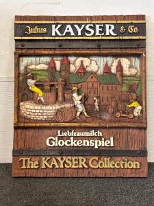 Vintage Julius KAYSER & Co 1896 Tin Wine Germany &ndash; Germanfest Art Decor