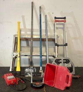 Tressle, Magna Cart Hand Truck, Building Tools, Battery Load Tester & More